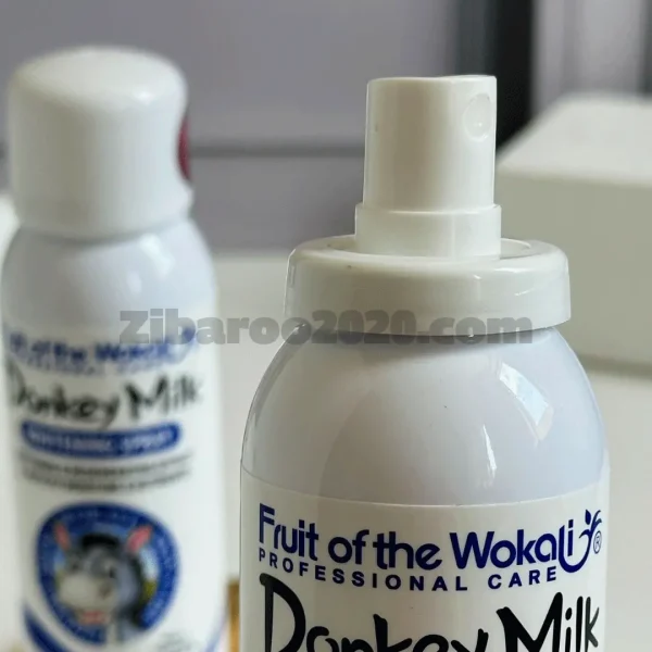 اسپری ضدآفتاب سفیدکننده و آبرسان شیر الاغ WOKALI(spf90)